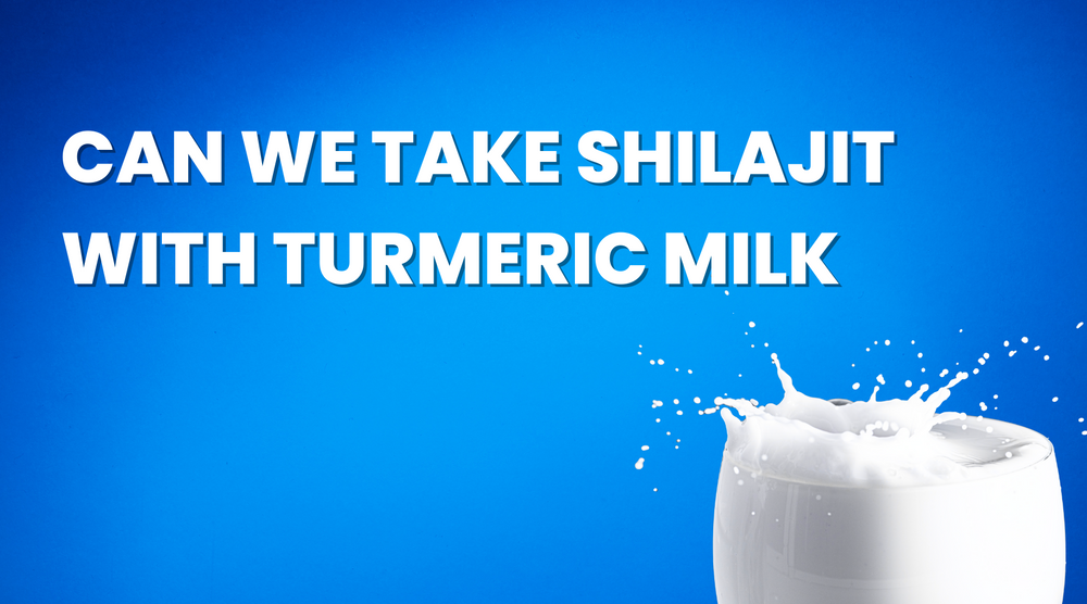 Can We Take Shilajit With Turmeric Milk