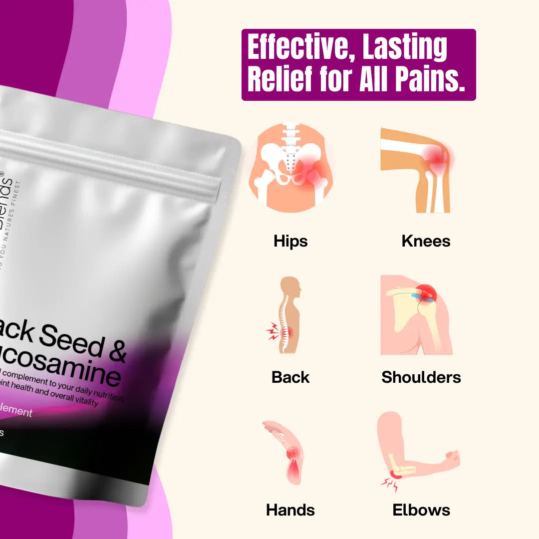 Black Seed Oil & Natural Glucosamine Capsules Nature's Blends