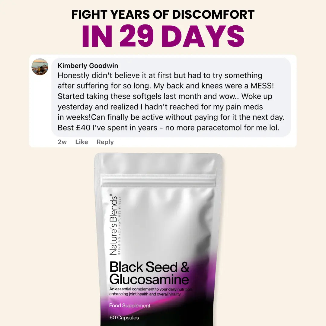 Black Seed Oil & Natural Glucosamine Capsules Nature's Blends