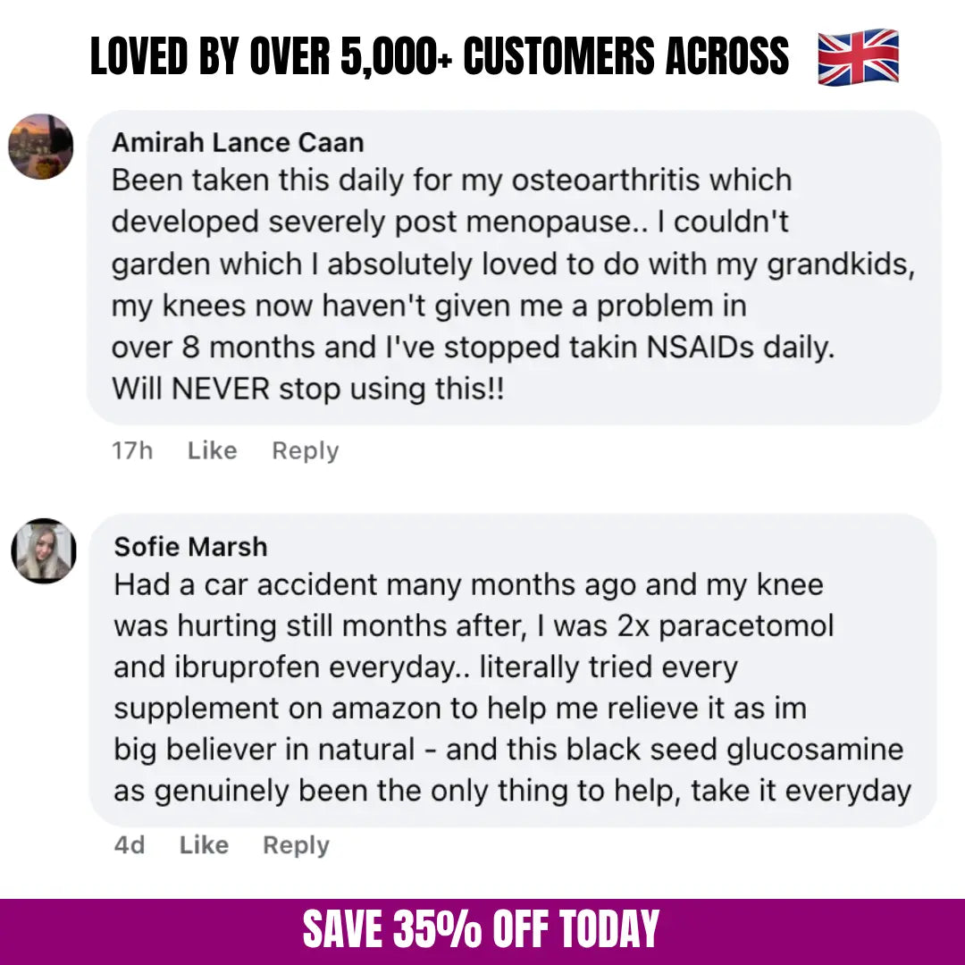 Black Seed Oil & Natural Glucosamine Capsules Nature's Blends