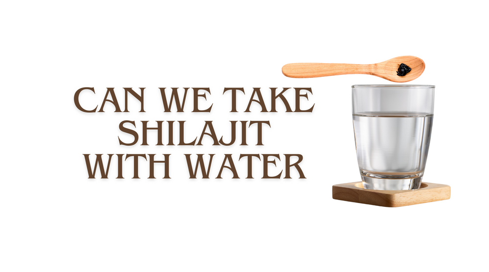Can We Take Shilajit With Water