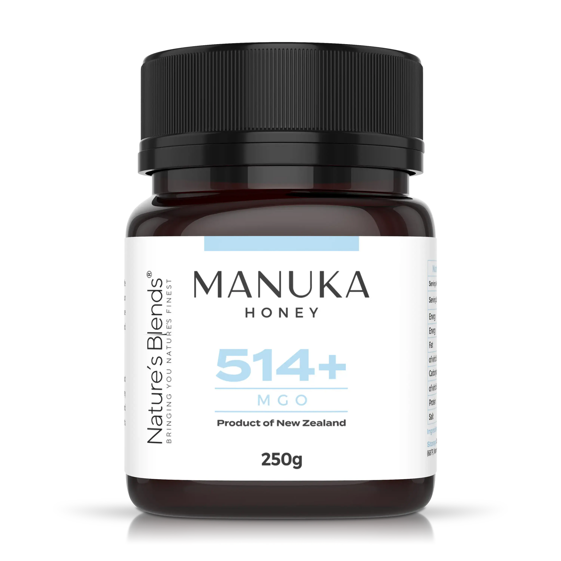 514+ Manuka Honey 250g Natures blends