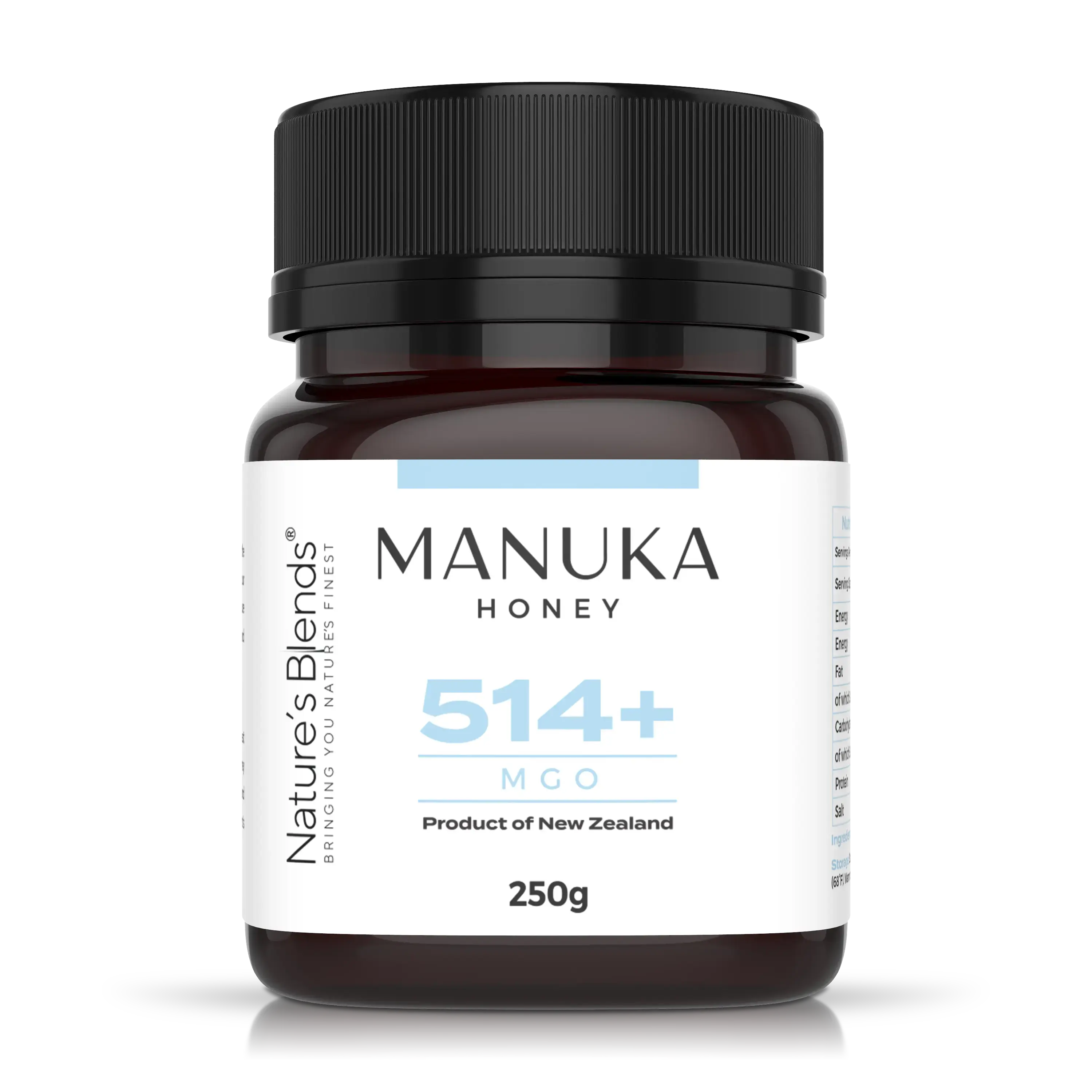 514+ Manuka Honey 250g Natures blends