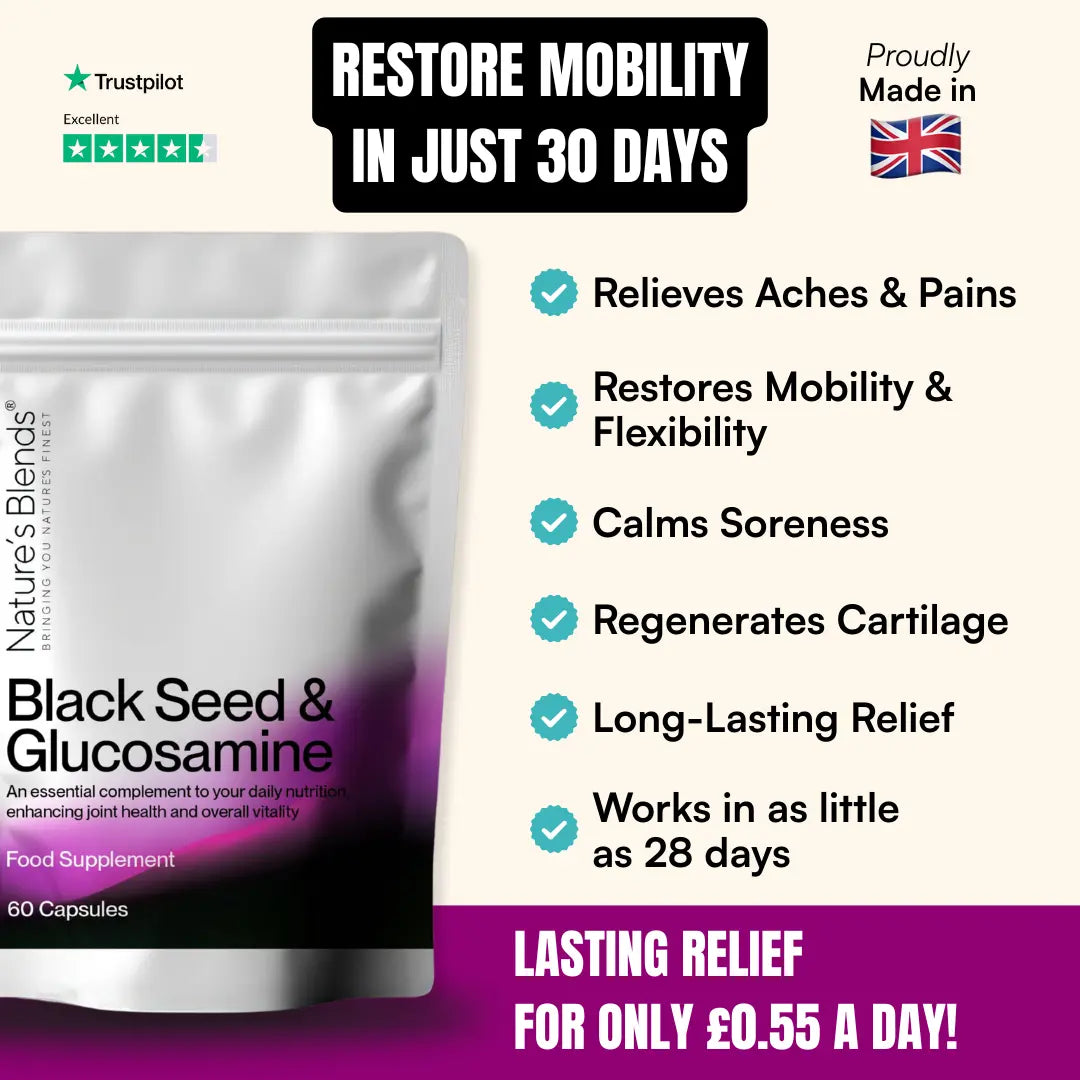 Black Seed Oil & Natural Glucosamine Capsules Nature's Blends
