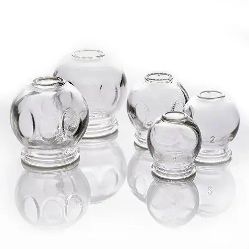 Fire Glass Cupping Set (5 Cups) - Nature's Blends