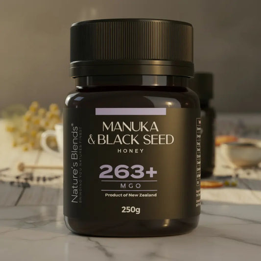 Black Seed Manuka 263+ HUGE Close-up