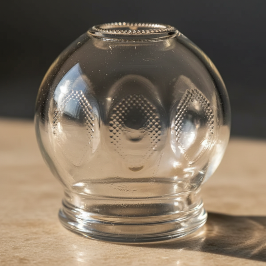 Fire Glass Cupping Cup Size 3 - Extreme Close-up