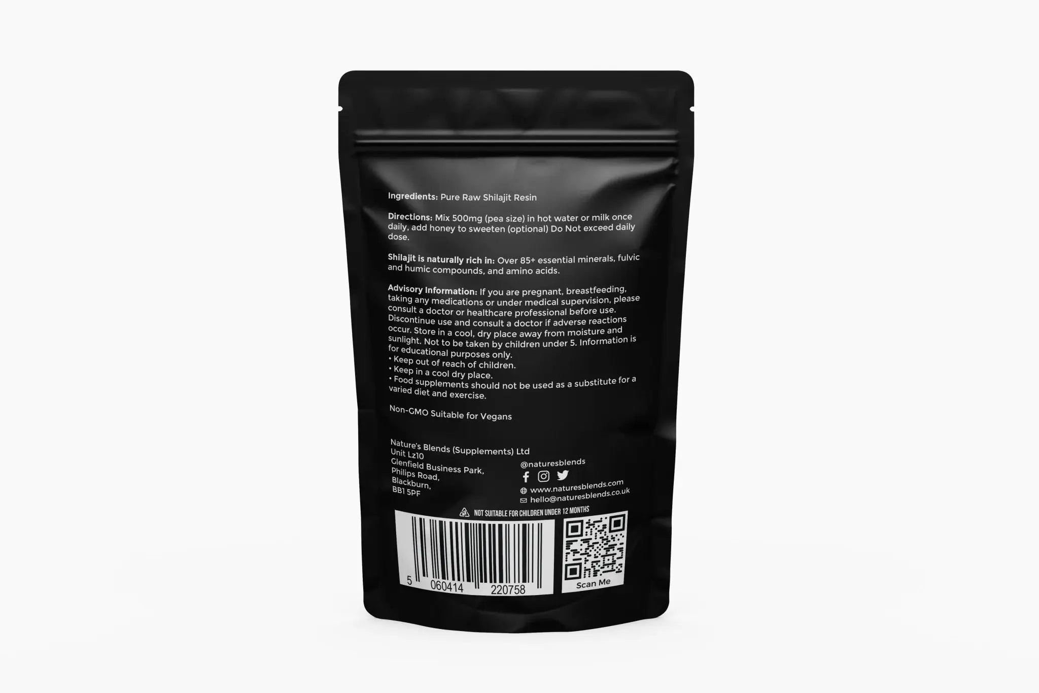 Shilajit | Raw Shilajit Power 10g Wholesale (Indian Origin) - Nature's Blends