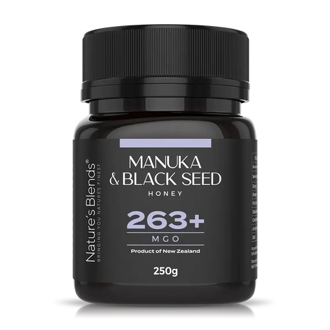 Black Seed & Manuka Honey 263+ MGO (250g) - Nature's Blends