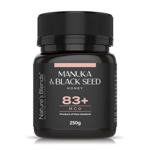 Black Seed & Manuka Honey 83+ MGO (250g) - Nature's Blends