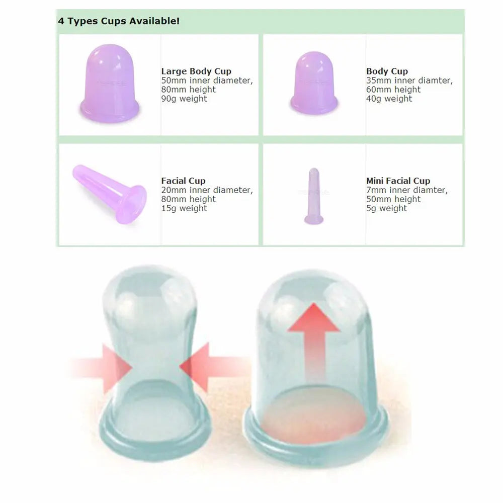Silicone Cups (4pc Body Set) - Nature's Blends