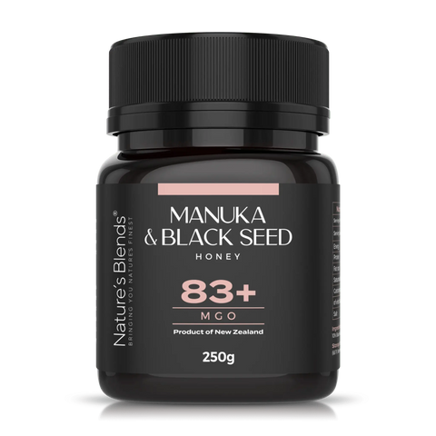 Wholesale Black Seed & Manuka Honey 83+ MGO (250g) - Nature's Blends