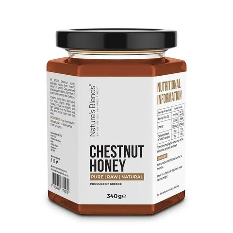 WHOLESALE PURE RAW CHESTNUT HONEY (340g) - Nature's Blends